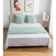 thumbnail image 2 of Set Piecera de Cama 2 Plazas Felpa Acanalada 70x210 cm - Verde Agua Línea Horizonte, 2 of 5