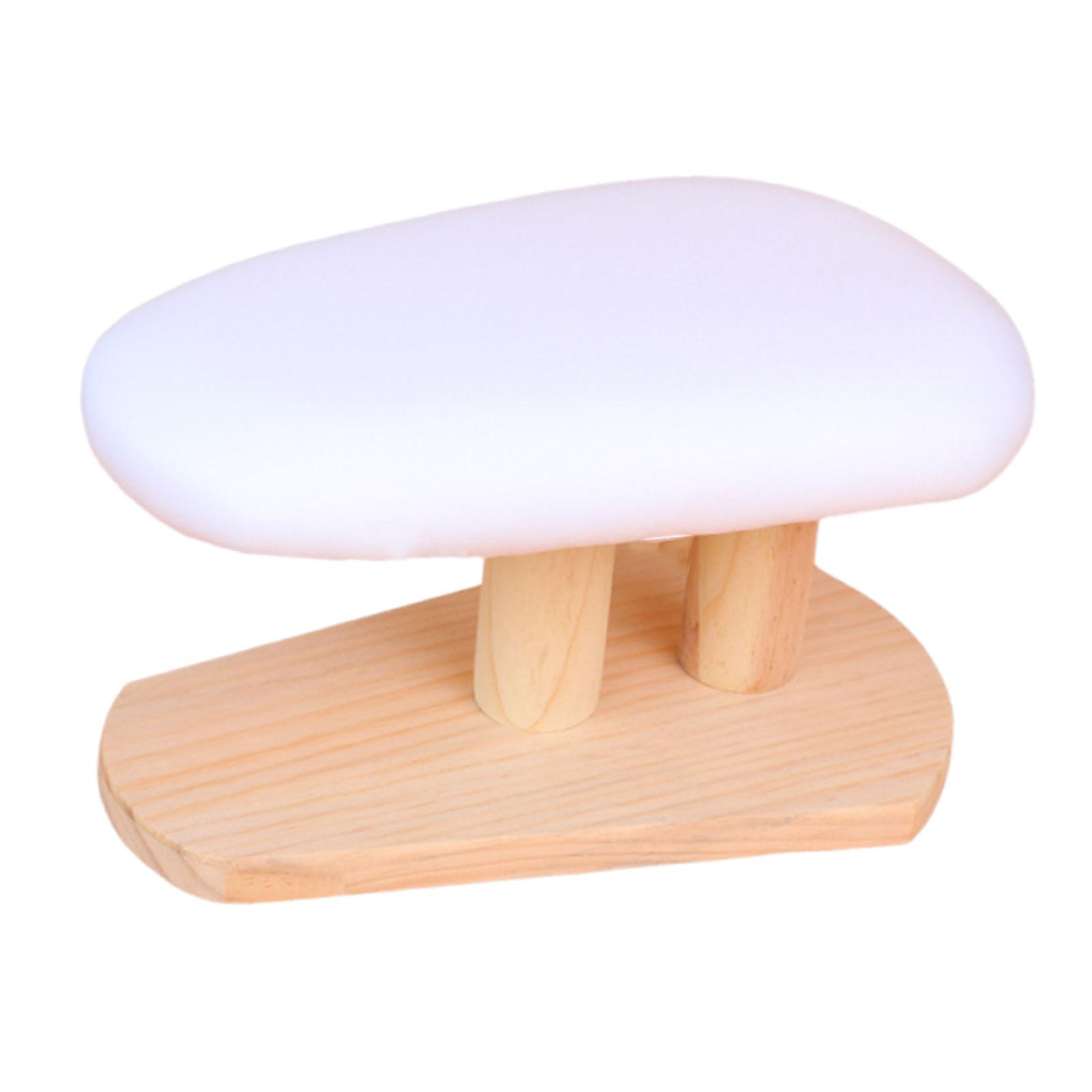 Bothyi - Tabla De Planchar De Sobremesa Práctica Con Base De Madera Para El Hogar, Hombros, 29 Cm X 18 Cm X 15 Cm, Color Blanco