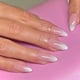 thumbnail image 1 of Press on Nails SXVME con forma de almendra rosa degradado, tamaño mediano, 1 of 8