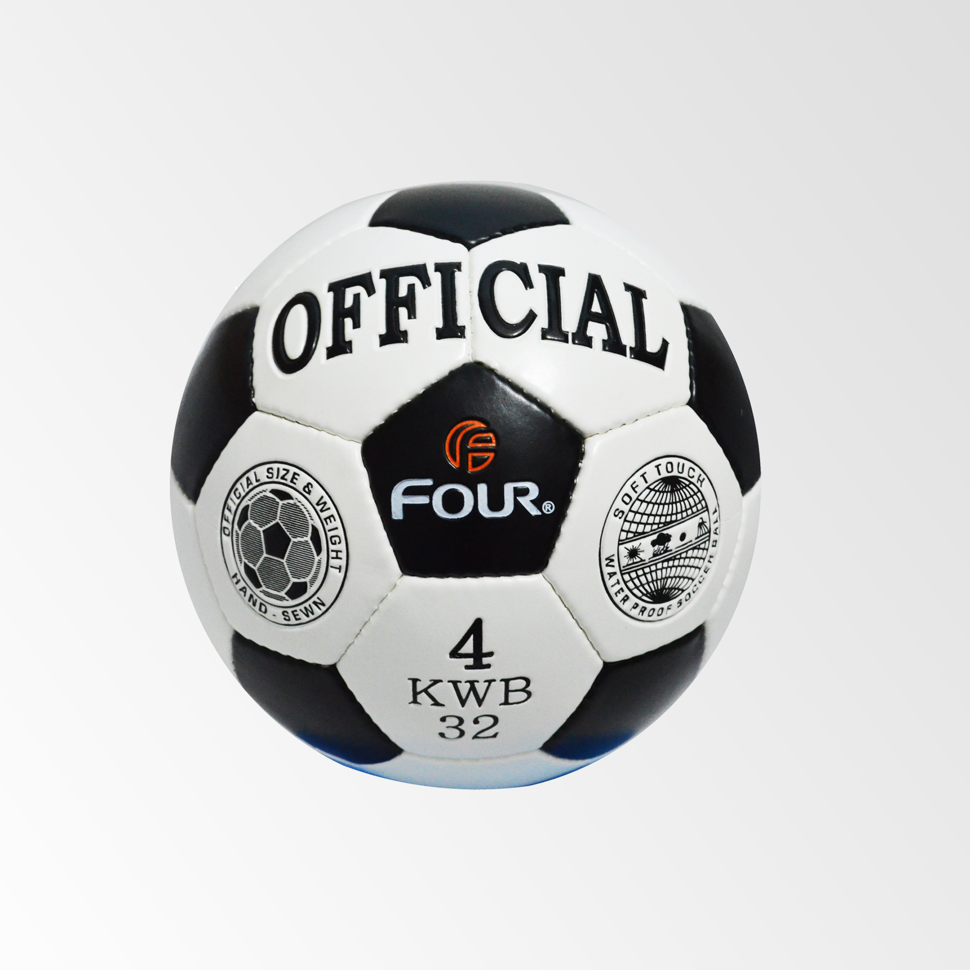 Four - Balón Oficial Fútbol Nº4 Blanco-Negro
