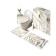 thumbnail image 1 of Set de Baño Relieve Cojunto de 3 piezas Beige Blanco, 1 of 3