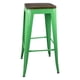 thumbnail image 2 of Set 4 Pisos Taburete De Bar 75 Cm Tolix Arthur Verde, 2 of 3
