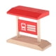 thumbnail image 3 of Juego De Construcción De Accesorios De Escena De Tren De Plástico De Madera Para Niños Realistas, Juguetes, Parada De Autobús, 3 of 5