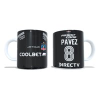 Arumistorechile - Tazon Taza + Porta Vaso Colocolo 2024 Negra Esteban Pavez