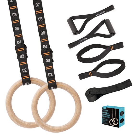 Aros de Gimnasia Vulken 28 mm con Correas y Manijas