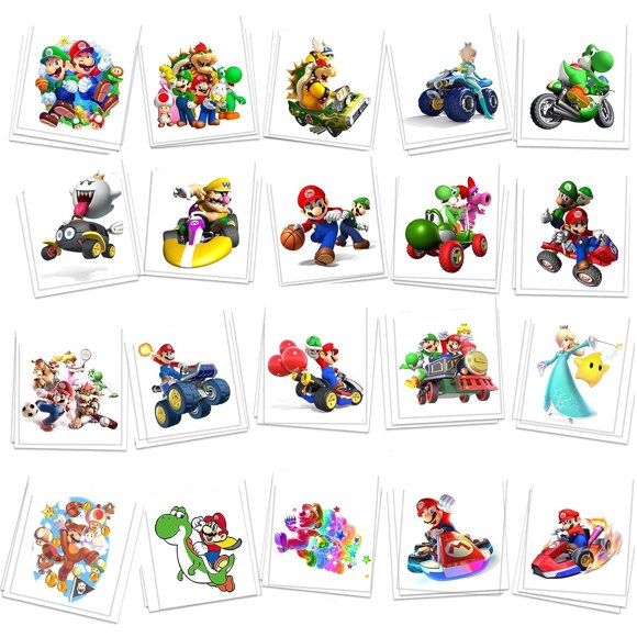 Tatuajes Temporales YINGXIANG 60 Piezas Dibujos Animados para Niños