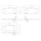 thumbnail image 1 of Pastillas Freno para auto MOTAQUIP LVXL1149, 1 of 3