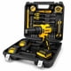 thumbnail image 1 of Taladro Atornillador Percutor Inalámbrico ERUX 21V + Kit Completo de Herramientas | 2 Baterías + Maletín, 1 of 5