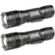 thumbnail image 1 of Paquete de 2 linternas tácticas LED PeakPlus PTAC1000, 1 of 8