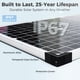 thumbnail image 3 of Kit De Panel Solar 30 W 12 V Con Controlador Mppt Impermeable, 3 of 7