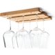 thumbnail image 3 of Fox Run Mounted Under Cabinet Wooden Wine Glass Holder Rack, 3 of 3