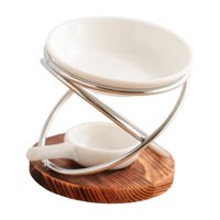 Bothyi - Portavelas Tealight Gabinete Salón Ornamento Spa Quemador De Aceite Esencial Plata