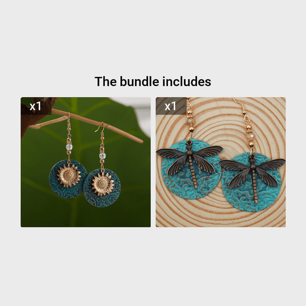 Gorgeous Boho Sunflower Earrings - Perfect for Vintage Engagement & Wedding Jewelry Gifts for Women