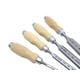 thumbnail image 3 of Juego de cinceles Narex Bevel Edge con mangos de madera, 4 unidades, 3 of 4