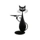 thumbnail image 3 of Portavelas De Gato De Dibujos Animados Candelita Rural Rústica Para Decoración De Eventos, 3 of 3