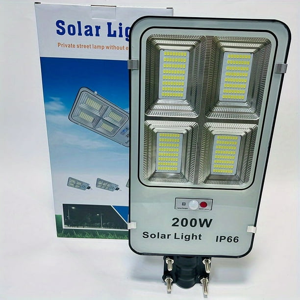 1pc Solar Outdoor Lamp, Street Light With Electricity For Park Pathway Playground