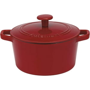 Cuisinart - Cazuela Chefs Classic Hierro Fundido Esmaltado 5 Litros Roja