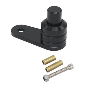 Ioensy - Palanca De Freno Botón De Estacionamiento Interruptor De Bloqueo Semiautomático Para Nmax 155 125 Negro