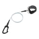 thumbnail image 5 of Freediving Lanyard Leash Correa de seguridad Correa de pulsera de acero inoxidable resistente Cuerda de seguridad Cordón de buceo para equipo de buceo, 5 of 5