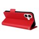 thumbnail image 2 of Funda Cartera para iPhone 16 Tapa Flip con Ranuras y Soporte Rojo, 2 of 5