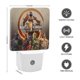 thumbnail image 2 of Mortal Kombat / Combate Mortal Luz nocturna LED con sensor de anochecer a amanecer para dormitorio, baño, pasillo, escaleras - Lámpara LED nocturna de enchufe, 0.5W - 1 pieza, 2 of 6