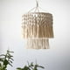 thumbnail image 1 of Lámpara De Macramé Boho, Lámpara De Techo, Decoración Para Oficina, Fiesta, Guardería, 1 of 6