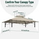 thumbnail image 2 of Toldo para barbacoa OLILAWN L-GG001PST-F 152 x 244 cm, color beige, 2 of 7