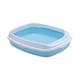 thumbnail image 5 of Kitten Cat Litter Box Bandeja Inodoro 18x13.8x4inch Durable Para Hámsteres Conejos Azul, 5 of 5