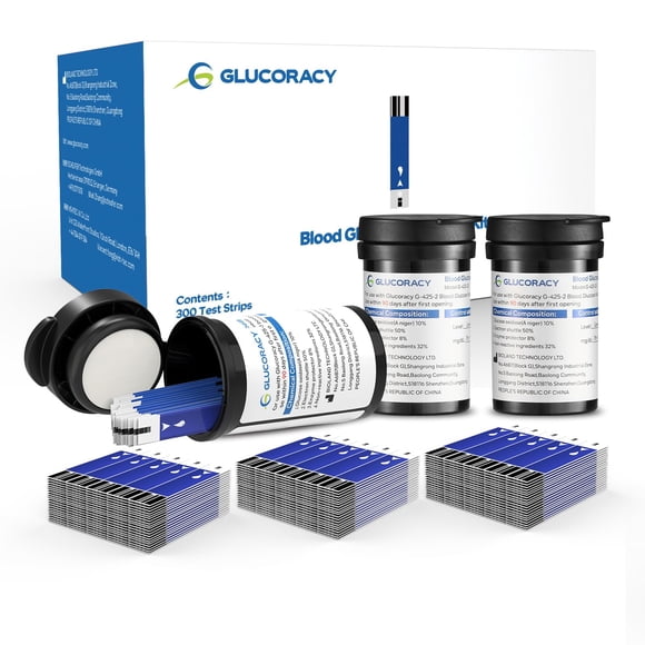 Tiras reactivas Glucoracy 300 unidades G-425-2/G-425