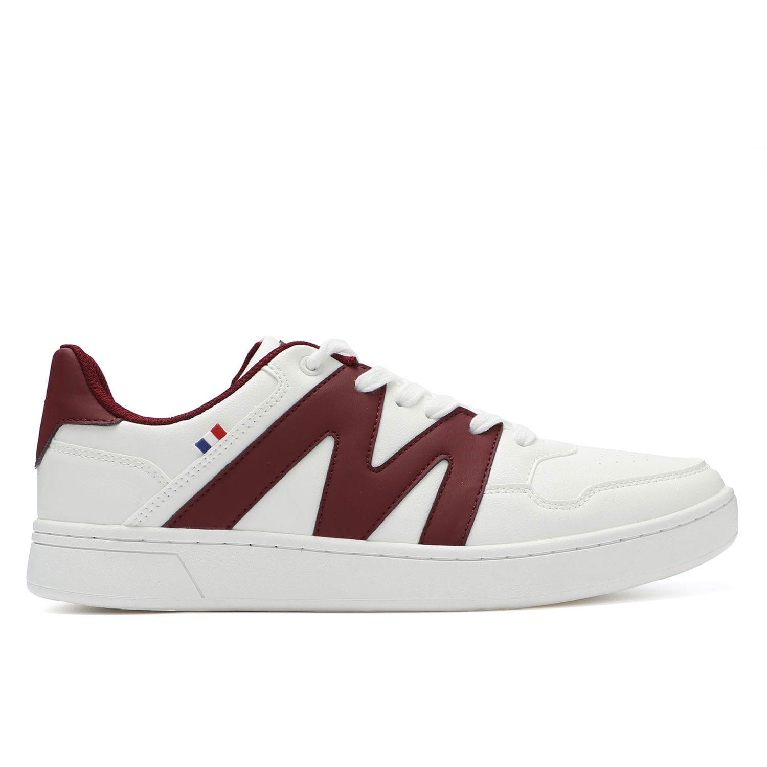 Michelin Footwear - Zapatilla Urbana Hombre Blanco Y Burdeo Michelin Ps22