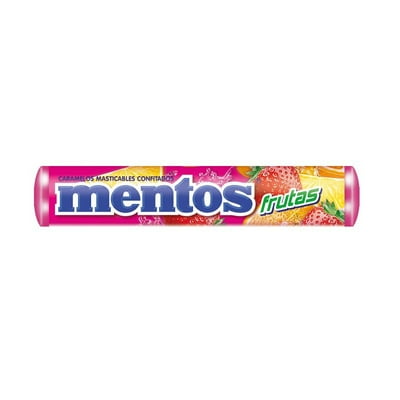 Caramelos Masticables Confitados Sabor Frutas 29 G Mentos
