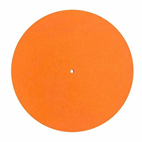 Tapete para tocadiscos sdroceRyaM 30 cm Antiestático Naranja