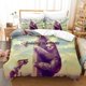 thumbnail image 1 of Animal sloth Bedding Set Bed Set Aldult Kid Bedroom Duvetcover Set Bed Sheet Set, 1 of 5