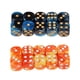 thumbnail image 4 of 20 Piezas Azul + Negro Naranja + Amarillo 6 Lados 16mm D6 Juego De Mesa De Resina Juego De Dados Pip, 4 of 5