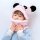 thumbnail image 2 of Gorro Con Cuello Para Niño/a Diseño Osito, Invierno Talla M Rosado, 2 of 3