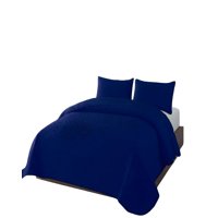 Genérico - Quilt Cubrecama De Verano Unicolor 2 Plazas A9