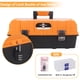 thumbnail image 5 of Organizador de caja de herramientas WEWLINE de 42 cm, plástico portátil de 3 niveles, 5 of 7