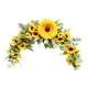 thumbnail image 1 of Guirnalda De Flores De Arco De Botín De Girasoles De 23 Pulgadas Para Decoración De Dintel Interior Del Hogar, 1 of 5