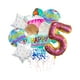 thumbnail image 3 of Globos De Helado Globos Numéricos Enormes Y Versátiles Para El Cumpleaños De Verano Número 5, 3 of 5