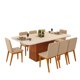 thumbnail image 2 of Juego Comedor Canes 8 Sillas Café, 2 of 7