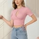 thumbnail image 1 of Crop Top Polera Mujer Ajustable con Cordones, 1 of 3