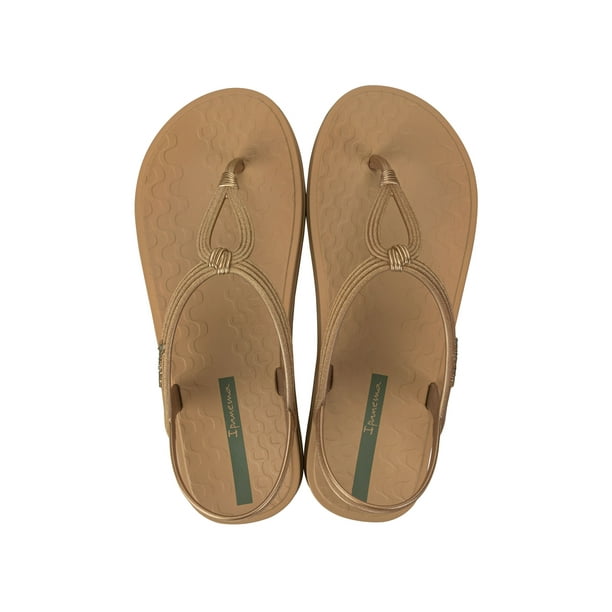 Sandalia Mujer Beige/Dorado Drip Ipanema