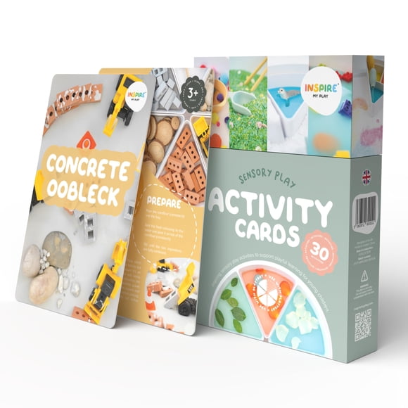 Las tarjetas de actividades sensoriales Inspire My PLAY para niños pequeños