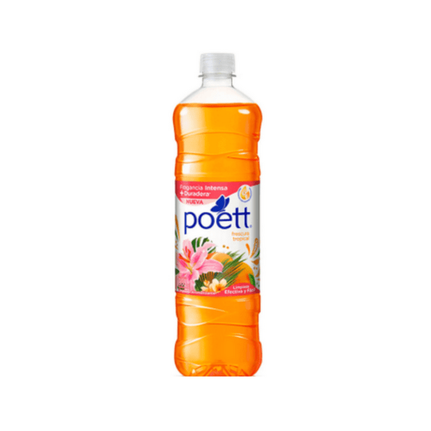 Poett 900ml Perfuma Y Desinfecta - Frescura Tropical
