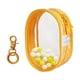 thumbnail image 5 of Mini Bolsa De Mu?eca De PVC, Estuche De Transporte, Estuche De Almacenamiento Impermeable Para Mini Figura Para Mu?eca, Redondo Amarillo, 5 of 5