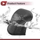 thumbnail image 5 of Unique Bargains 1 Juego de Cubierta de Pomo de Cambio de Marchas para Acura TL 09-14 Protector de Manija de Cambio Negro Fibra de Carbono Negro Cuero Sintético, 5 of 6