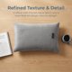 thumbnail image 4 of REGALWOVEN 2 Paquete de Fundas de Almohada de Tela, Fundas de Almohada de Enfriamiento Suave con Cierre de Sobre, Cubriendo Mujeres Hombres, Resistente a Arrugas Duradero Gris B Queen, 4 of 5