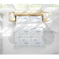 Milsleep - 3D Dibujado A Mano De Peces Sealife Funda Nórdica Juego De Cama Funda Nórdica Fundas De Almohada