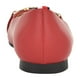 thumbnail image 3 of Zapatos planos de ballet Tommy Hilfiger Gallyne para mujer, color rojo sangre, 3 of 3