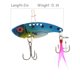thumbnail image 4 of Cebos de pesca WANBY – Set de 7 cucharillas giratorias tipo swimbait, 4 of 9